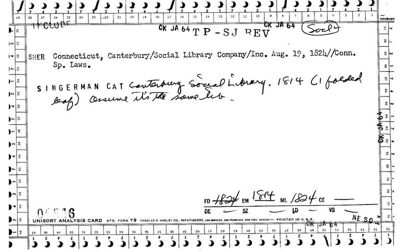 Social Library Company