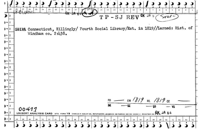 Fourth Social Library