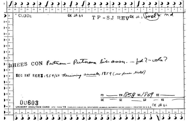 Putnam Library Assoc.