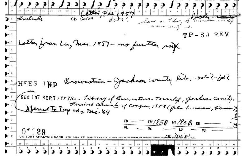 Jackson County Library / Library of Brownstown