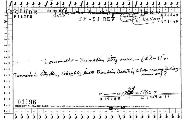 Franklin Literary Society