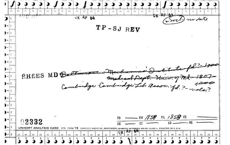 Cambridge Library Assoc.