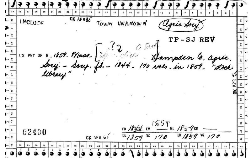 Hampden Co. Agricultural Society