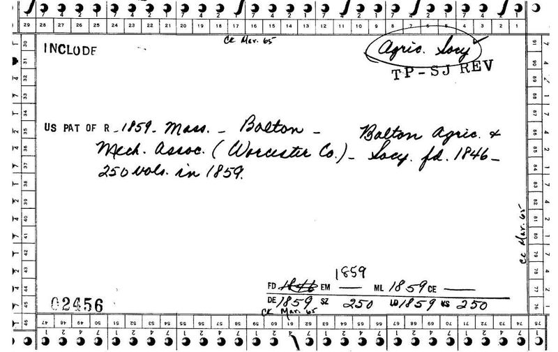 Bolton Agricultural and Mech. Assoc.
