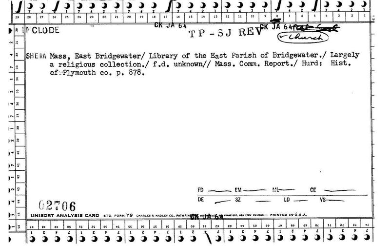 Library of the East Parish of Bridgewater