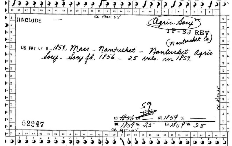 Nantucket Agricultural Society