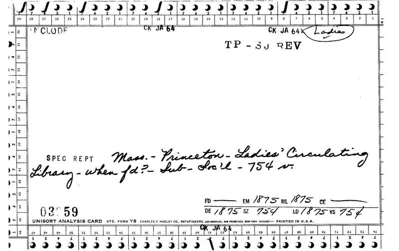 Ladies' Circulating Library