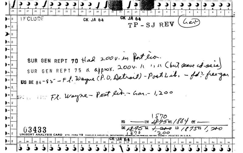 Ft. Wayne Post Library