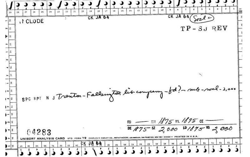 Fallsington Library Co.