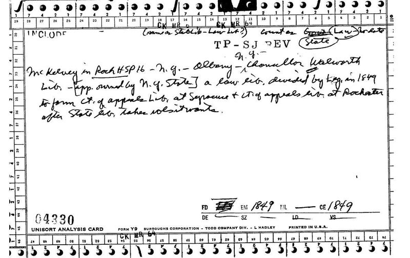 N.Y. Chancellor Walworth Library