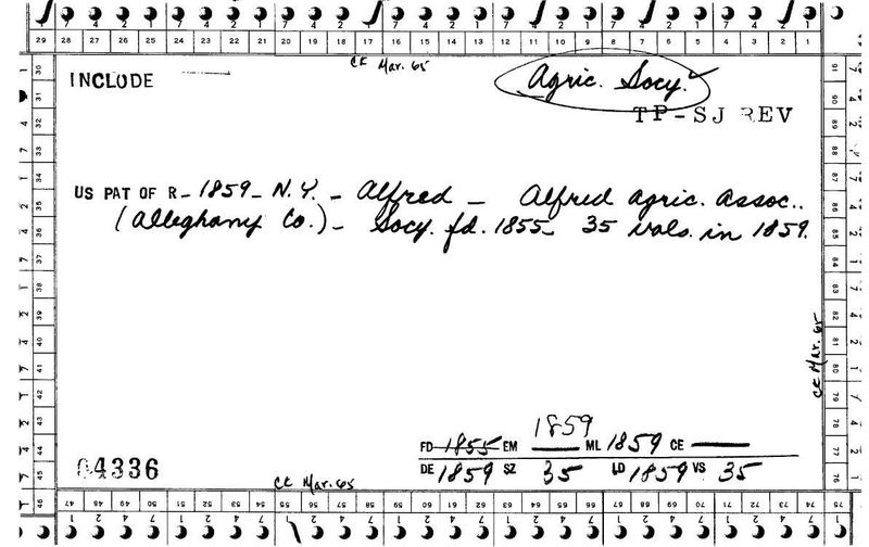 Alfred Agriculture Assoc.