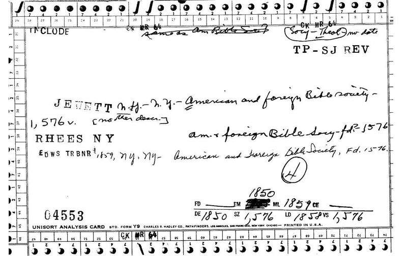 American and Foreign Bible Society
