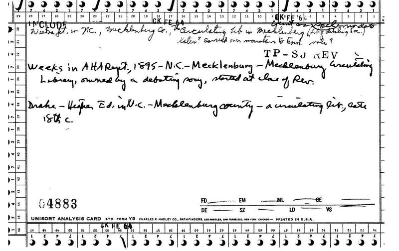 Mecklenburg Circulating Library