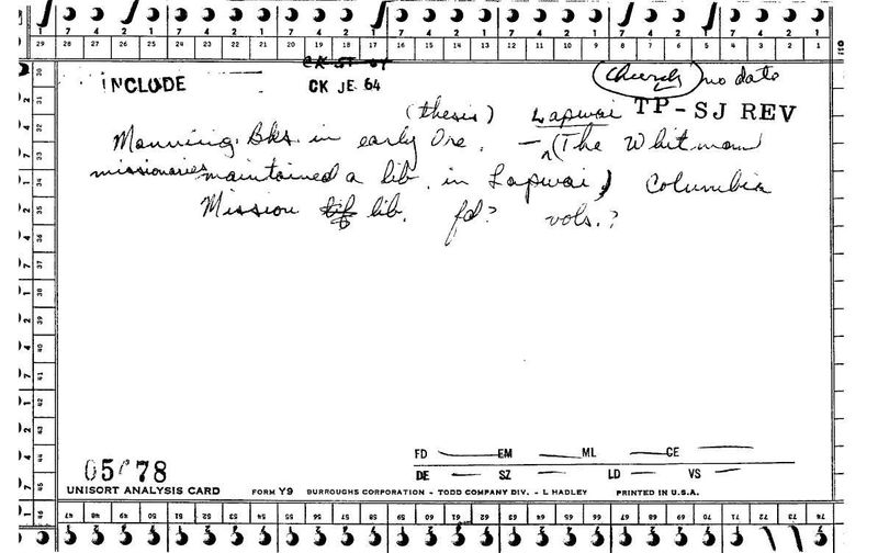 Columbia Mission Library