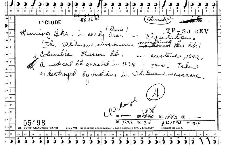 Columbia Mission Library