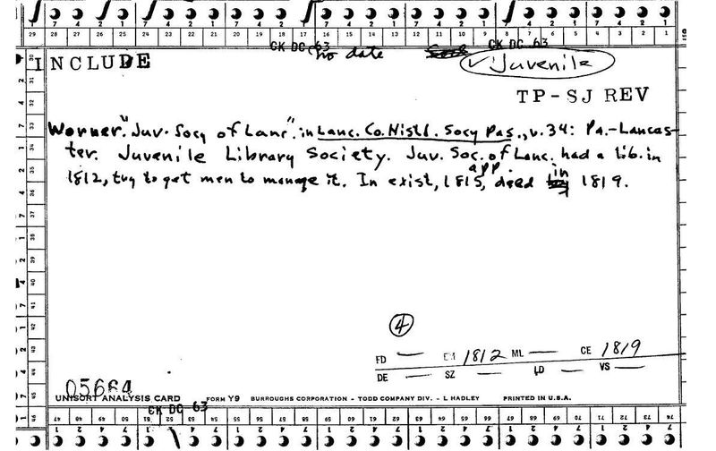 Juvenile Library Society