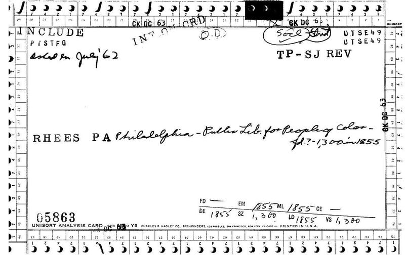 Public Library For People of Color