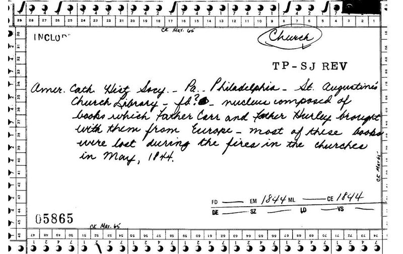 St. Augustine's Church Library