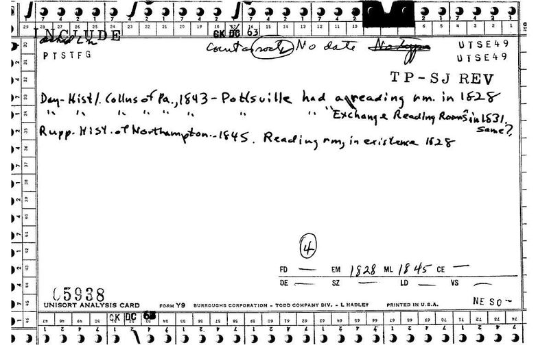 Exchange Reading Room