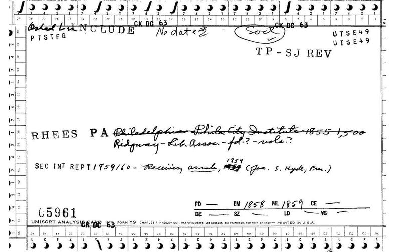 Phila. City Institute