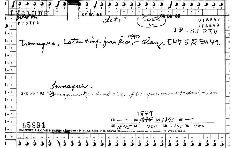 Tamaqua - Newkirk Library