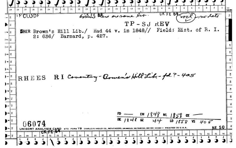 Brown's Hill Library