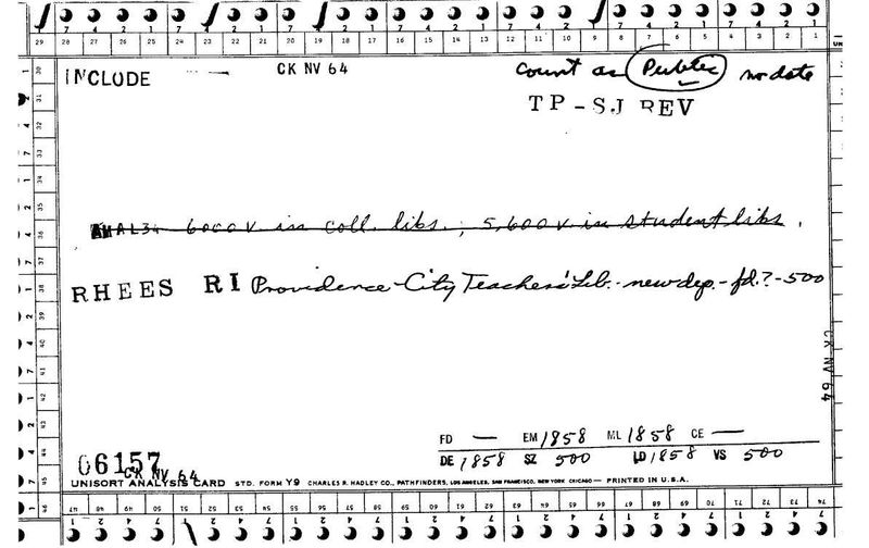 City Teachers' Library