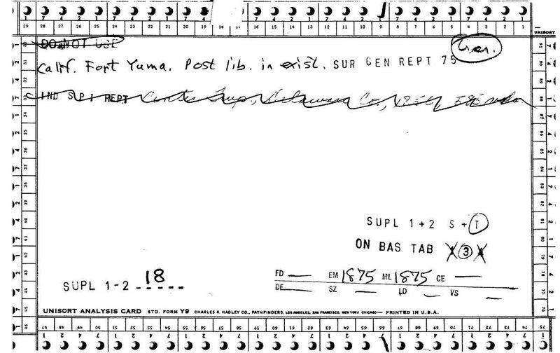 Fort Yuma Post Library