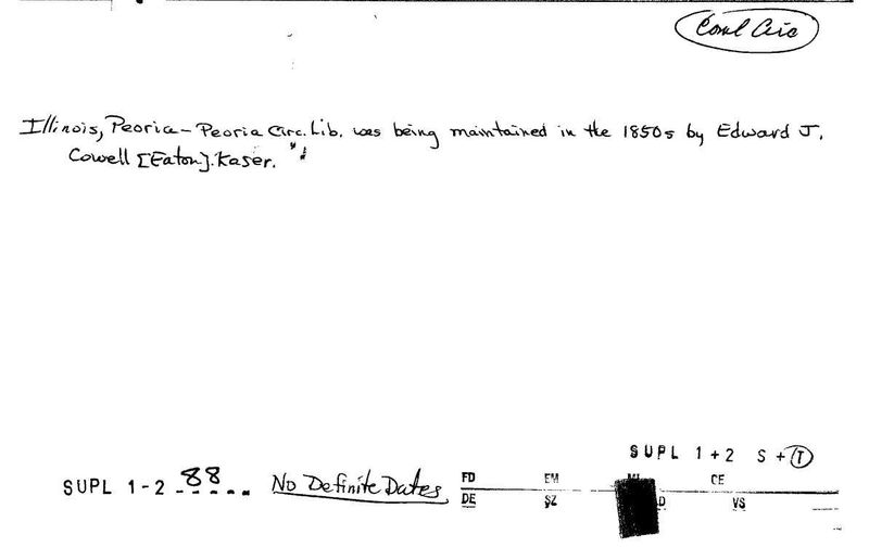 Peoria Circulating Library