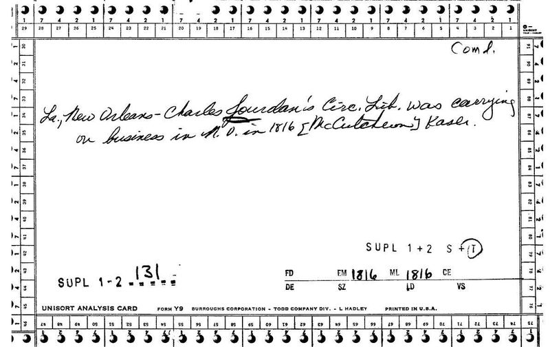 Charles Jourdan's Circulating Library