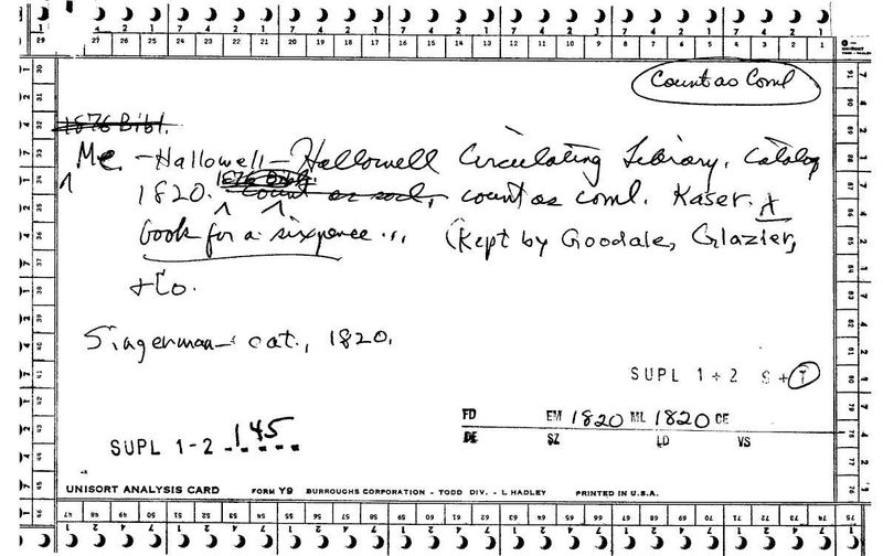 Hallowell Circulating Library