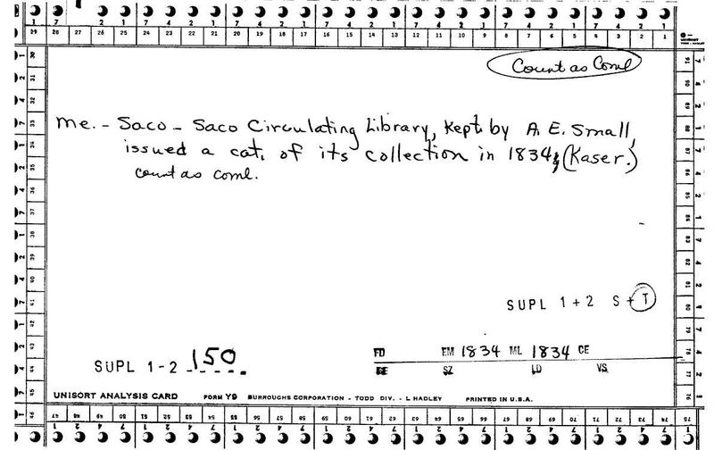Saco Circulating Library