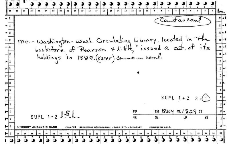 Washington Circulating Library