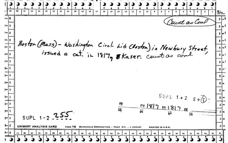 Washington Circulating Library