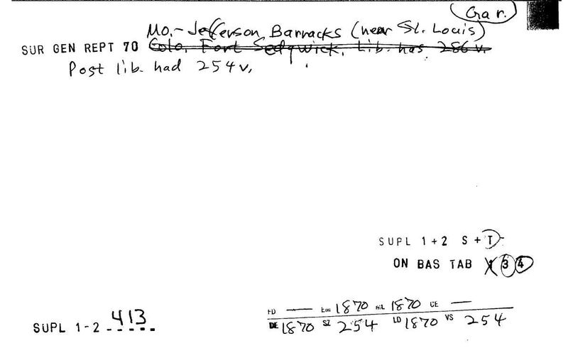 Jefferson Barracks Post Library