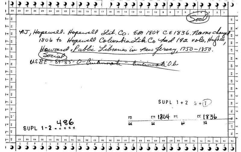 Hopewell Library Co.