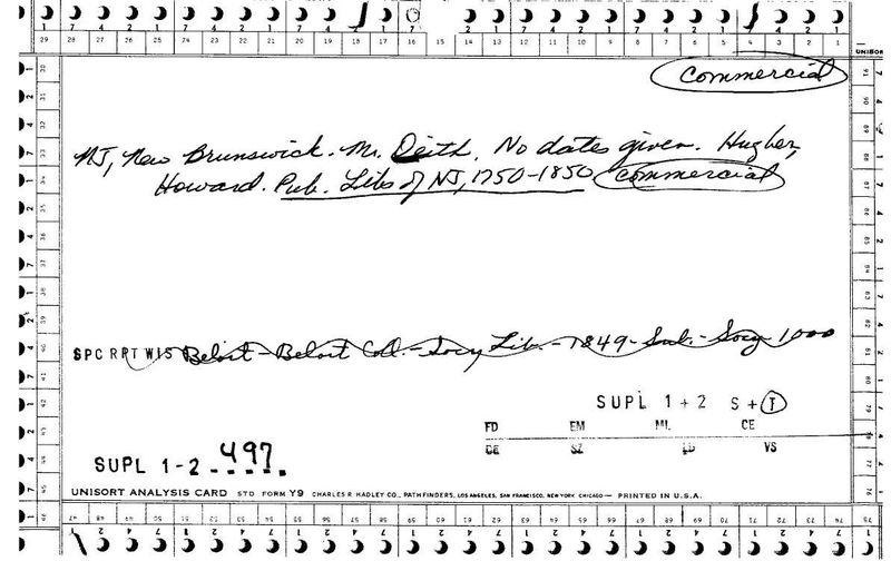 Mr. Deith Circulating Library??
