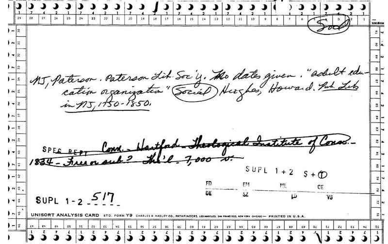 Paterson Library Society.