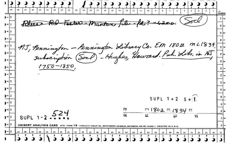 Pennington Library Co.