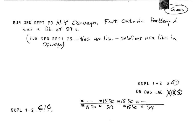 Fort Ontario Battery A