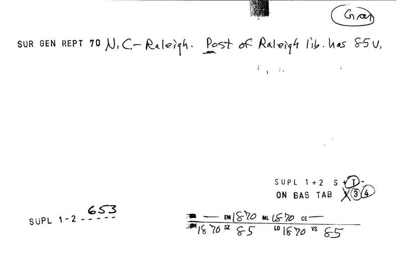 Post of Raleigh Library