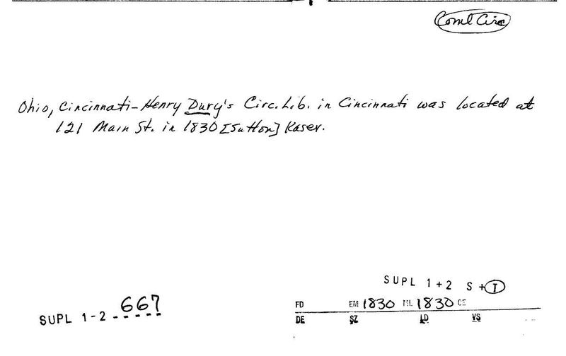 Henry Dury's Circulating Library