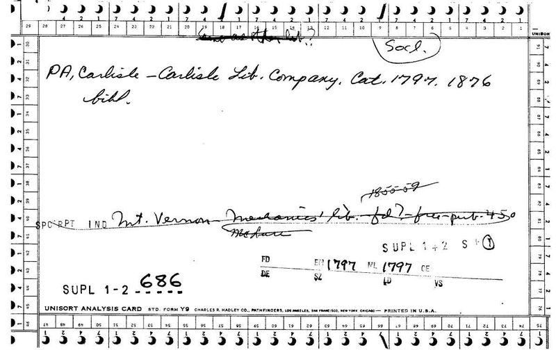 Carlisle Library Co.