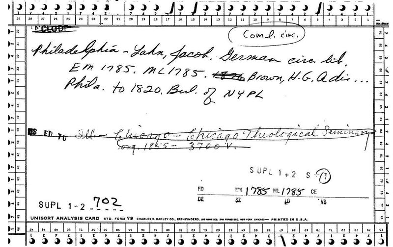 Jacob John German Circulating Library