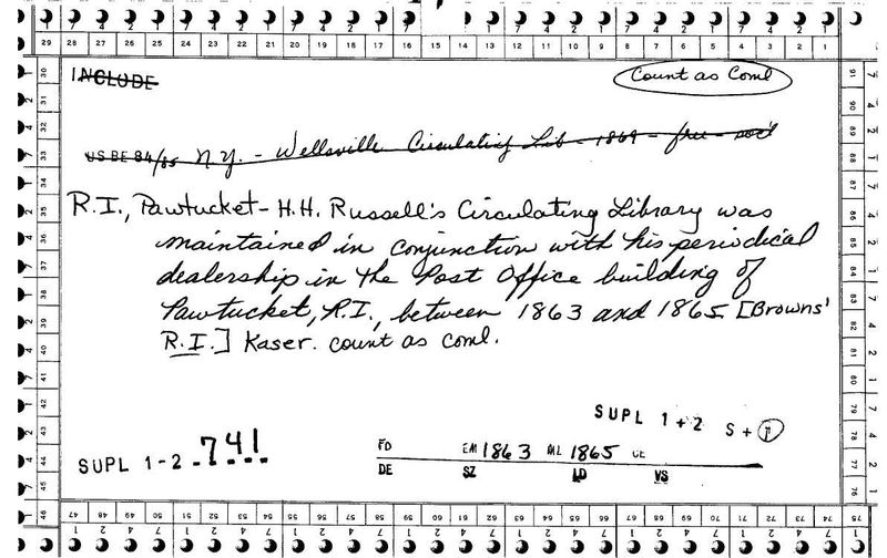 H.H. Russell's Circulating Library