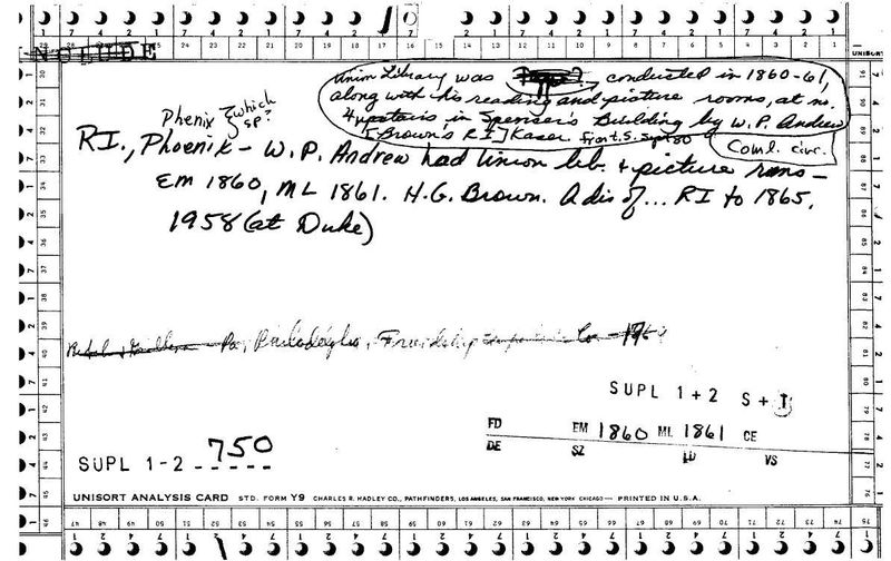 W.P. Andrew Circulating Library