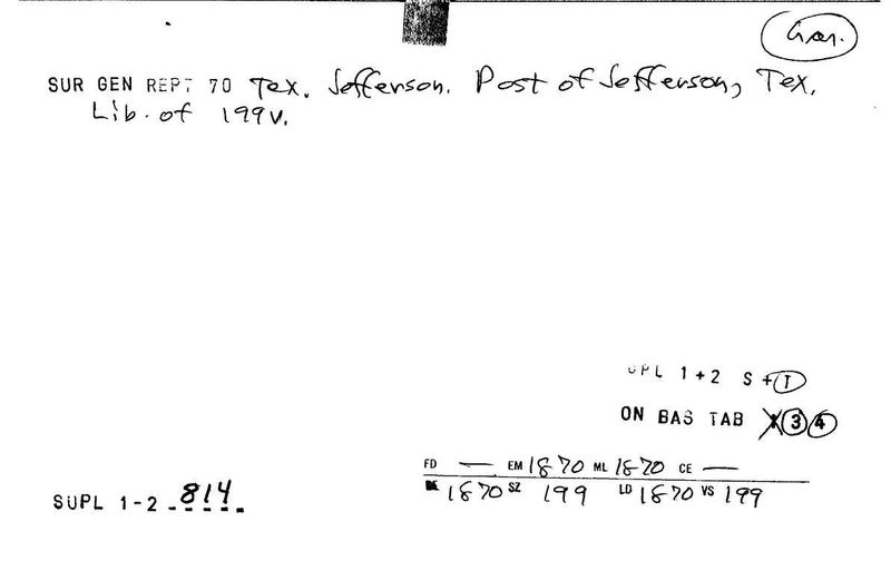 Post of Jefferson Library