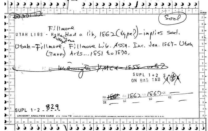 Fillmore Library Assoc.