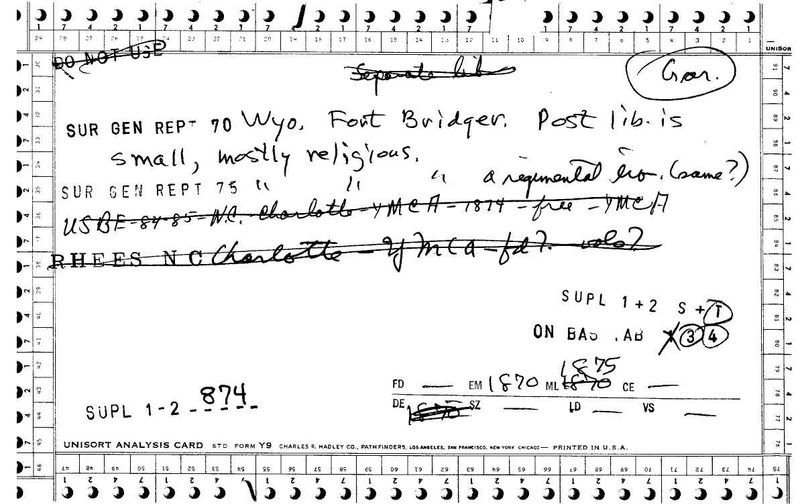 Fort Bridger Post Library