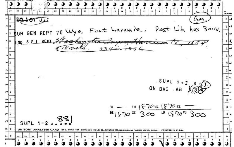 Fort Laramie Post Library